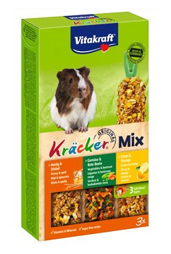 Vitakraft Rodent Guinea pig Kräcker honey/veg/citr 3ks Vitakraft Rodent Guinea pig Kräcker honey/veg/citr 3ks