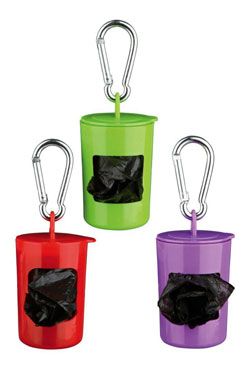 Pouzdro plast + sáčky na psí exkrement 2x20ks TR Pouzdro plast + sáčky na psí exkrement 2x20ks TR
