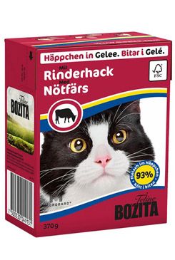 Bozita Cat kousky v želé s hovězím masem TP 16x370g Bozita Cat kousky v želé s hovězím masem TP 16x370g