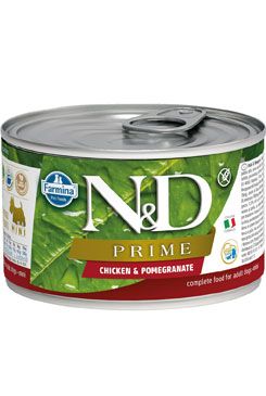 N&D DOG PRIME Adult Chicken & Pomegranate Mini 140g N&D DOG PRIME Adult Chicken & Pomegranate Mini 140g