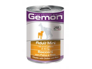 GEMON Dog HP Mini kousky kuře, krocan 415g/24bal GEMON Dog HP Mini kousky kuře, krocan 415g/24bal