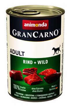 Animonda GRANCARNO konz. ADULT hovězí/zvěřina 400g Animonda GRANCARNO konz. ADULT hovězí/zvěřina 400g