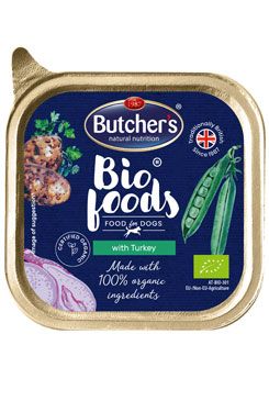 Butcher's Dog Bio s krůtou vanička 150g Butcher's Dog Bio s krůtou vanička 150g