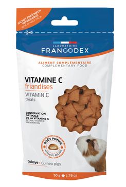 Francodex Pochoutka Vitamin C morče 50g Francodex Pochoutka Vitamin C morče 50g