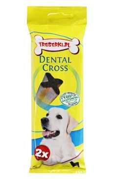 TOBBY pochoutka dentální DENTAL CROSS L 100g 2ks TOBBY pochoutka dentální DENTAL CROSS L 100g 2ks