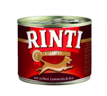 Finnern Rinti Gold konzerva pro psy jehně 12x185g Finnern Rinti Gold konzerva pro psy jehně 12x185g
