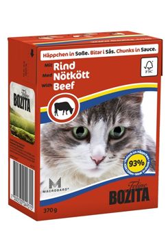 Bozita Cat kousky v omáčce hovězí TP 16x370g Bozita Cat kousky v omáčce hovězí TP 16x370g