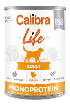 Calibra Dog Life  konz.Adult Turkey with apples…