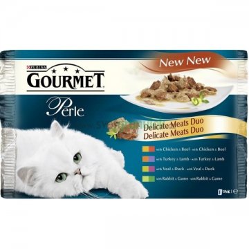 Gourmet Perle Duo Masové Duo 48x85g Gourmet Perle Duo Masové Duo 48x85g