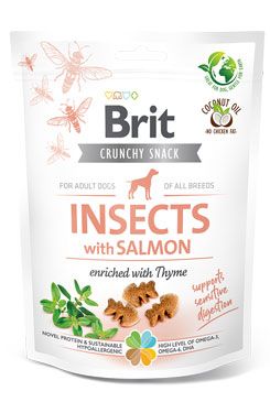 Brit Care Dog Crunchy Crack. Insec. Salmon Thyme…