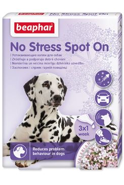 Beaphar No Stress Spot On pro psy 3 pipety á 0,7ml Beaphar No Stress Spot On pro psy 3 pipety á 0,7ml