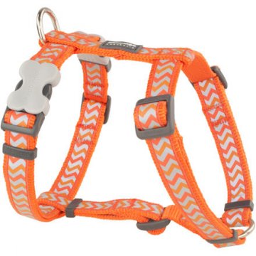 Postroj RD 12 mm x 30-44 cm - Ziggy Rfx - Oranžová Postroj RD 12 mm x 30-44 cm - Ziggy Rfx - Oranžová