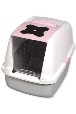 WC kočka kryté domek CATIT Design Růžov 56x38x48cm WC kočka kryté domek CATIT Design Růžov 56x38x48cm