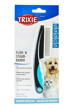 Hřeben na srst jemný de Luxe blešák 15cm TR Hřeben na srst jemný de Luxe blešák 15cm TR