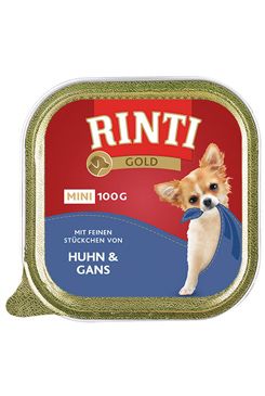 Rinti Dog Gold Mini vanička kuře+husa 100g Rinti Dog Gold Mini vanička kuře+husa 100g