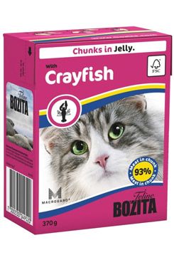 Bozita Cat kousky v želé s račím masem TP 16x370g Bozita Cat kousky v želé s račím masem TP 16x370g