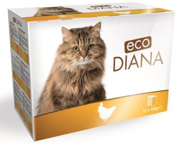Diana eco kapsičky kuřecí kousky v omáčce 12x100g