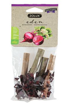 Pochoutka EDEN WOOD LOG řepa pro hlodavce 20g Zolux Pochoutka EDEN WOOD LOG řepa pro hlodavce 20g Zolux
