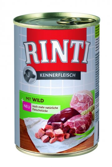 Finnern Rinti konzerva pro psy zvěřina 12x400g Finnern Rinti konzerva pro psy zvěřina 12x400g
