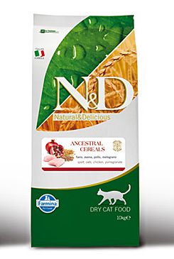 N&D LG CAT Adult Chicken & Pomegranate 10kg