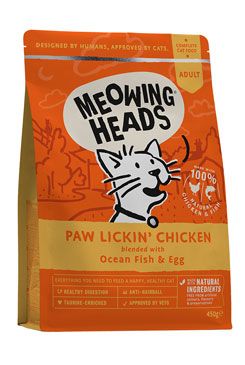 MEOWING HEADS Paw Lickin’ Chicken 450g