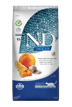 N&D OCEAN CAT Adult Herring, Pumpkin & Orange 5kg N&D OCEAN CAT Adult Herring, Pumpkin & Orange 5kg