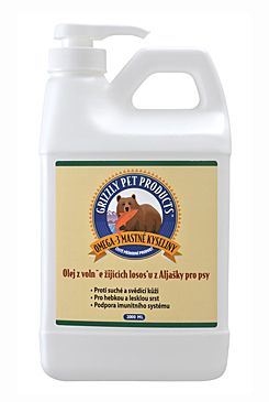 Lososový olej pes Grizzly Wild Salmon 2000ml Lososový olej pes Grizzly Wild Salmon 2000ml