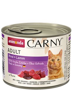 Animonda konz. kočka Adult hovězí/jehněčí 200g