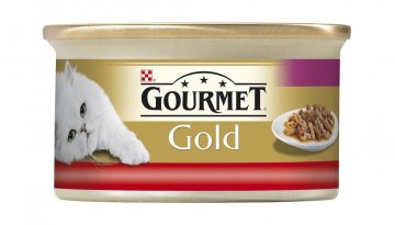 Gourmet Gold s hovězím a kuřetem 48x85g Gourmet Gold s hovězím a kuřetem 48x85g
