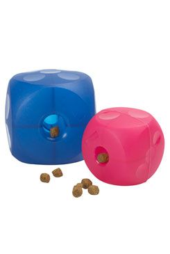Hračka pes BUSTER Soft Cube purpurová 12cm