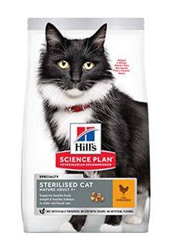 Hill's Fel. Dry SP Mat Adult7+Steril.Cat Chicken 3kg