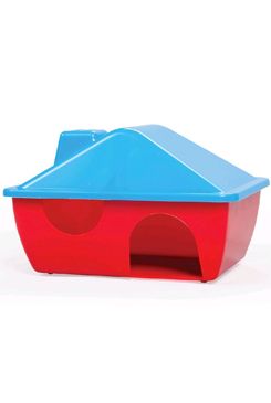 Domek pro hlodavce plastový s tvarovanou střechou A009 Domek pro hlodavce plastový s tvarovanou střechou A009