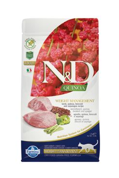 N&D Quinoa CAT Weight Management Lamb & Broccoli 1,5kg N&D Quinoa CAT Weight Management Lamb & Broccoli 1,5kg