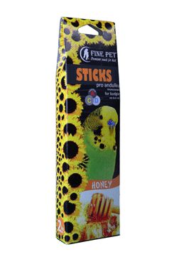 FINE PET Tyčinka Andulka medová 2ks/110g FINE PET Tyčinka Andulka medová 2ks/110g