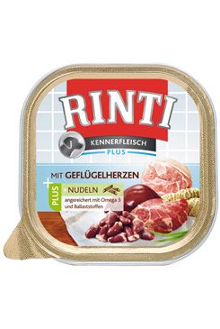 Rinti Dog Kennerfl. vanička drůbeží srdíčka+nudle 300g