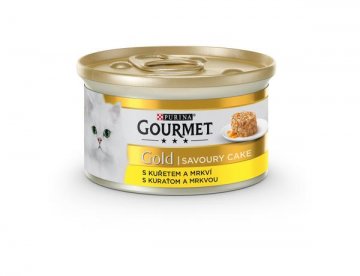 Konzerva GOURMET Gold Sav.Cake kuřecí a mrkev…