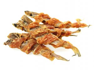 Rybička obalená kuřecím masem-250g Rybička obalená kuřecím masem-250g
