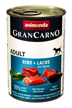 Animonda GRANCARNO konz. ADULT losos/špenát 400g Animonda GRANCARNO konz. ADULT losos/špenát 400g