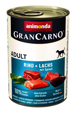 Animonda GRANCARNO konz. ADULT losos/špenát 400g