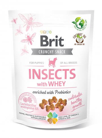 Brit Care Dog Crunchy Cracker Puppy Insects with…