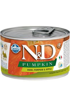 N&D DOG PUMPKIN Adult Boar & Apple Mini 140g N&D DOG PUMPKIN Adult Boar & Apple Mini 140g