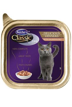 Butcher's Cat Pro Series Del.Dinner losos vanička 100g