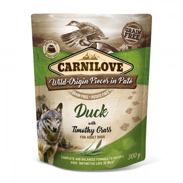 Carnilove Dog Pouch Paté Duck with Timothy Grass…