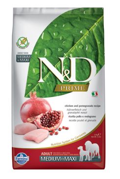 N&D PRIME DOG Puppy M/L Chicken & Pomegranate 2,5kg N&D PRIME DOG Puppy M/L Chicken & Pomegranate 2,5kg