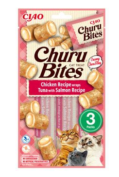 Churu Cat Bites Chicken wraps&Tuna Salmon…