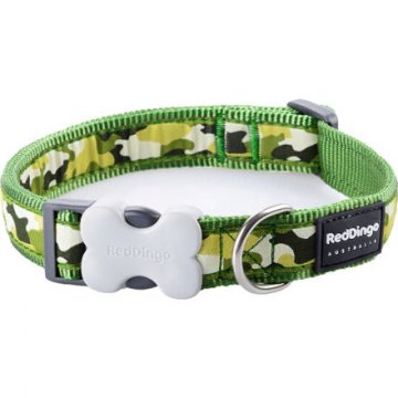 Obojek RD 25 mm x 41-63 cm - Camouflage Green