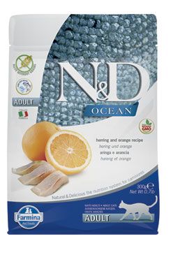 N&D OCEAN CAT Adult Herring & Orange 1,5kg N&D OCEAN CAT Adult Herring & Orange 1,5kg