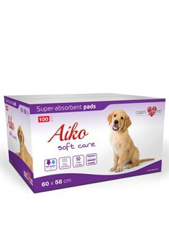 Podložka absorb. pro psy Aiko Soft Care 60x58cm 100ks Podložka absorb. pro psy Aiko Soft Care 60x58cm 100ks