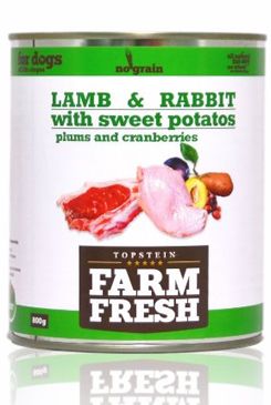Farm Fresh Dog Lamb&Rabbit+Sw.Potatoes&Plum konz 800g Farm Fresh Dog Lamb&Rabbit+Sw.Potatoes&Plum konz 800g