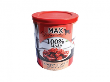 MAX deluxe kostky hovězí svaloviny 800g MAX deluxe kostky hovězí svaloviny 800g